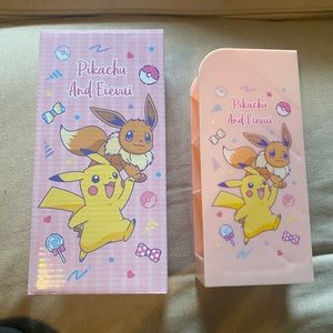 Pikachu and Eevee (Eievui) Nintendo Pokémon Tower Stand Pencil Pen Storage